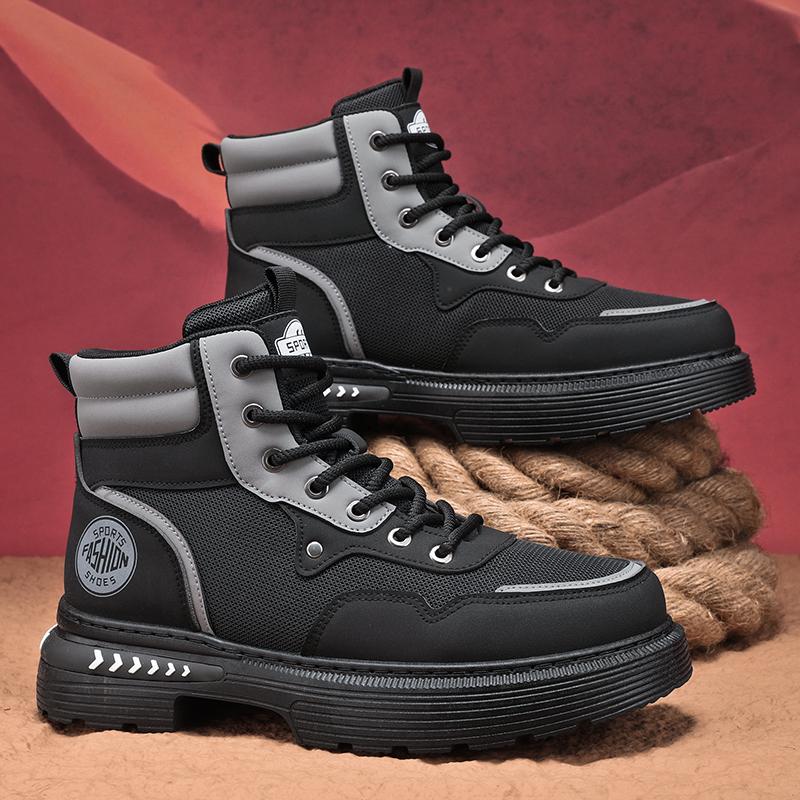 

New Trendy Anti Slip And Wear Resistant Mountaineering Boots For Men In Autumn Winter Comfortable And Durable Hiking Shoes 39