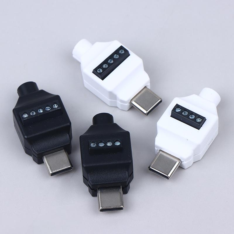 Type C Solderless Small Plug Usb C Data Cable Connector Usb Soldering Free Connector For Mobile Phone Fast Charging Cable Repair