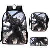 Monster No. 8 Schoolbag Multi-Functional Cross-Border Backpack