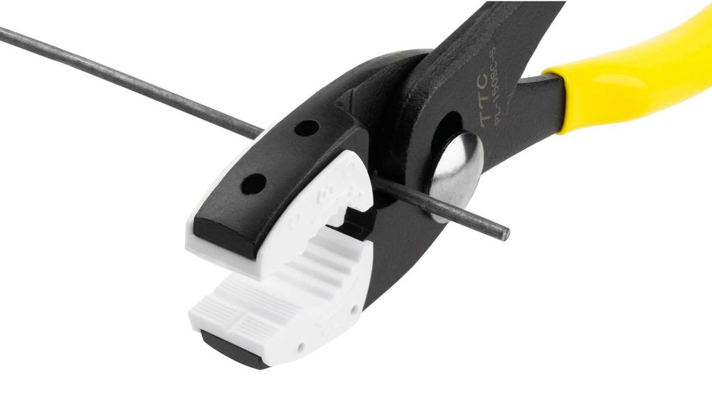 Tsunoda TTC Pliers with Resin Pliers with 150mm Tip, Non-damaging Spring, PL-150SC-S
