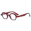 Retro Oval Anti Blue Light Glasses  Personality Jelly Color Frame Ddesign Prevent Mobile Phone Computer Radiation Unisex