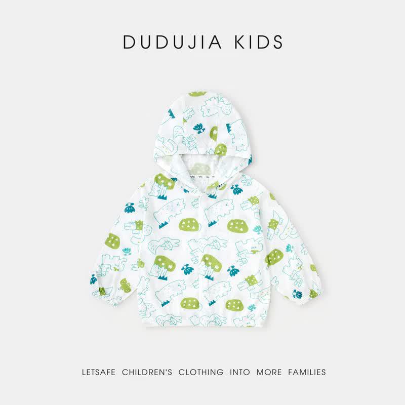 Dudujia 100% Cotton Kids Summer Sun Protection Hoodie