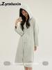 Women's Plush Bathrobe with Hooded Sleepwear for Warm Cozy Comfort