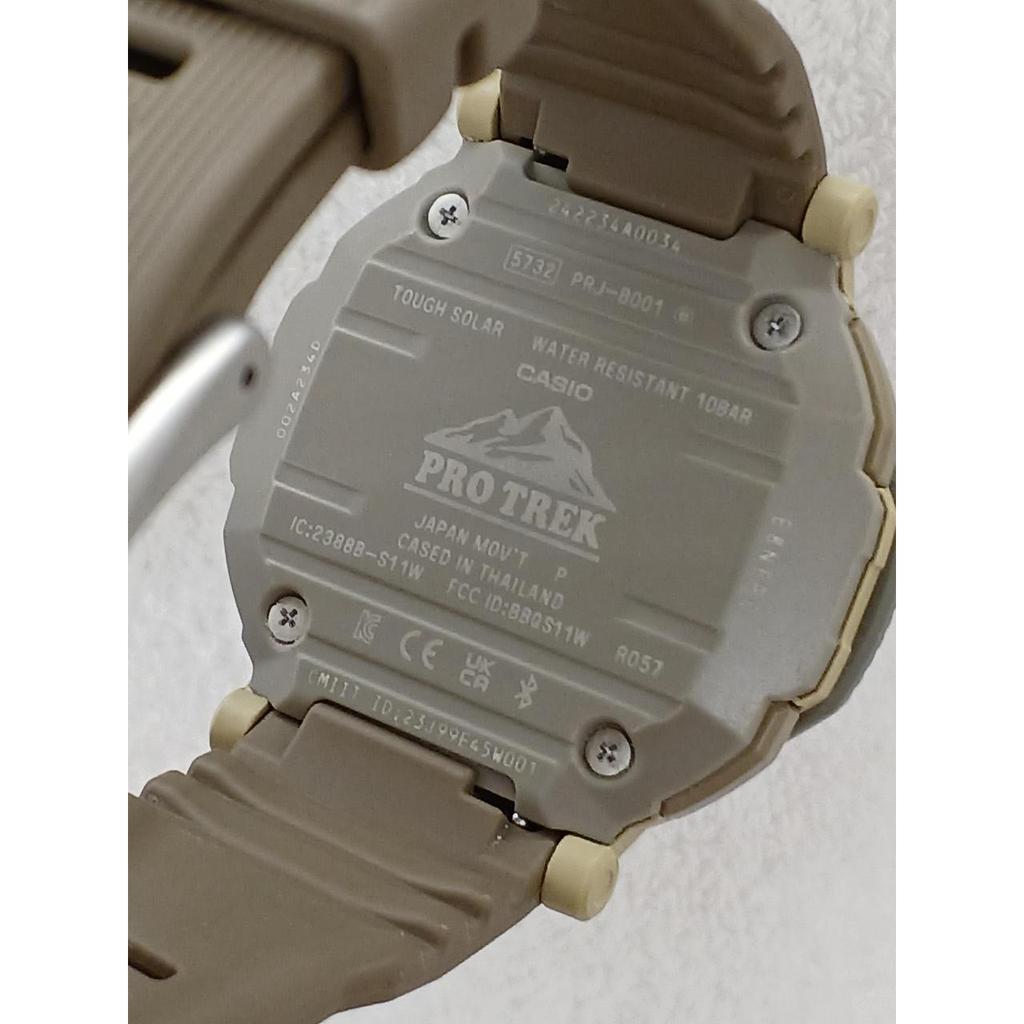 Used CASIO PRJ-B001 PRO TREK solar radio clock