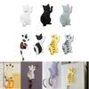 Lovely Cartoon Cat Fridge Magnet Hook Refrigerator Sticker Universal Creative Hooks