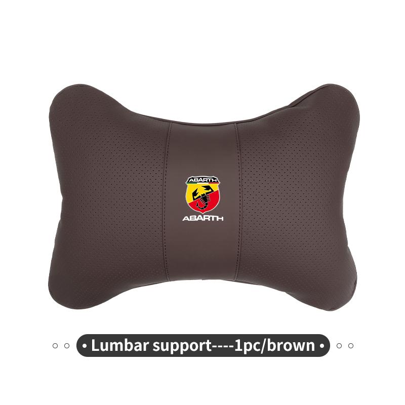 Car Seat Back Head Neck Pillow Cushion Headrest Lumbar Support For Abarth FIAT 500 Ducato Stilo Palio UNO Astra Bravo Tipo