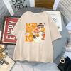 Material Retro Apricot Mushroom Cute T Shirts Oneck Casual 100 Cotton Plus Size Unisex Unisex Tshirts 2022 Streetwear Clothes