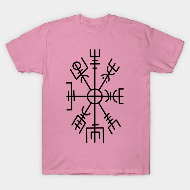 T-shirt Femme Vegvisir Imprimé Harajuku T-shirt Kawaii Été Manches Courtes T-shirt Femme Haut