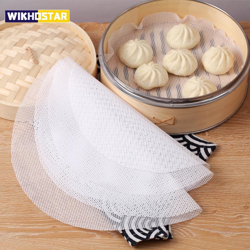 1 Stück Antihaft-Dampfgarer-Matte, Dim-Sum-Werkzeug, lebensmittelechtes Silikon, wiederverwendbar, für Restaurantküche, unter der Dampfgarer-Matte, Küchen-Kochzubehör