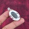 Shungite Pendant, 925 Solid Sterling Silver Gemstone Jewelry, Handmade Pendant, For Thanksgiving