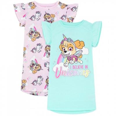 Girls Skye Unicorn Nightie (Pack of 2)