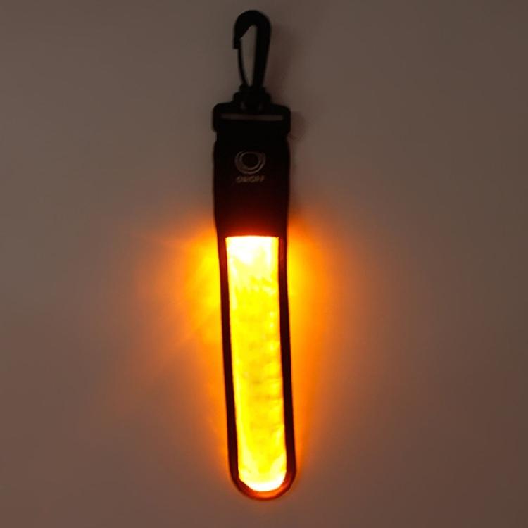 Weather Resistant Reflective LED Light Up Backpacks Hanging Pendant with Clip for Cycling Jogging Pet Accessories