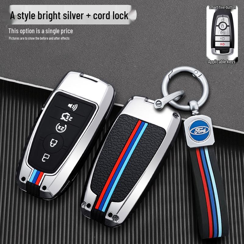 2020 Ford Escape & 2022 Mondeo Edge Two-Button Car Key Case