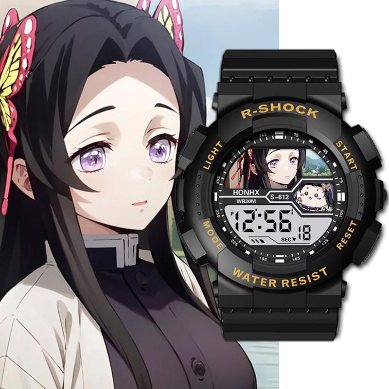 Anime Demon Slayer Armbåndsur Agatsuma Zenitsu Nezuko Tanjirou Kvarts Klokke Gave