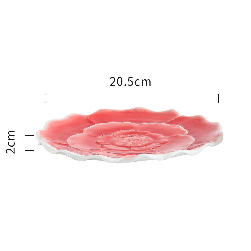 Rose Ceramic Mug Porcelain Mug Simulated Flower Shape Tea Set Petaled Teapot Butterfly Bud Cup Coffee Cups Cups and Mugs Set