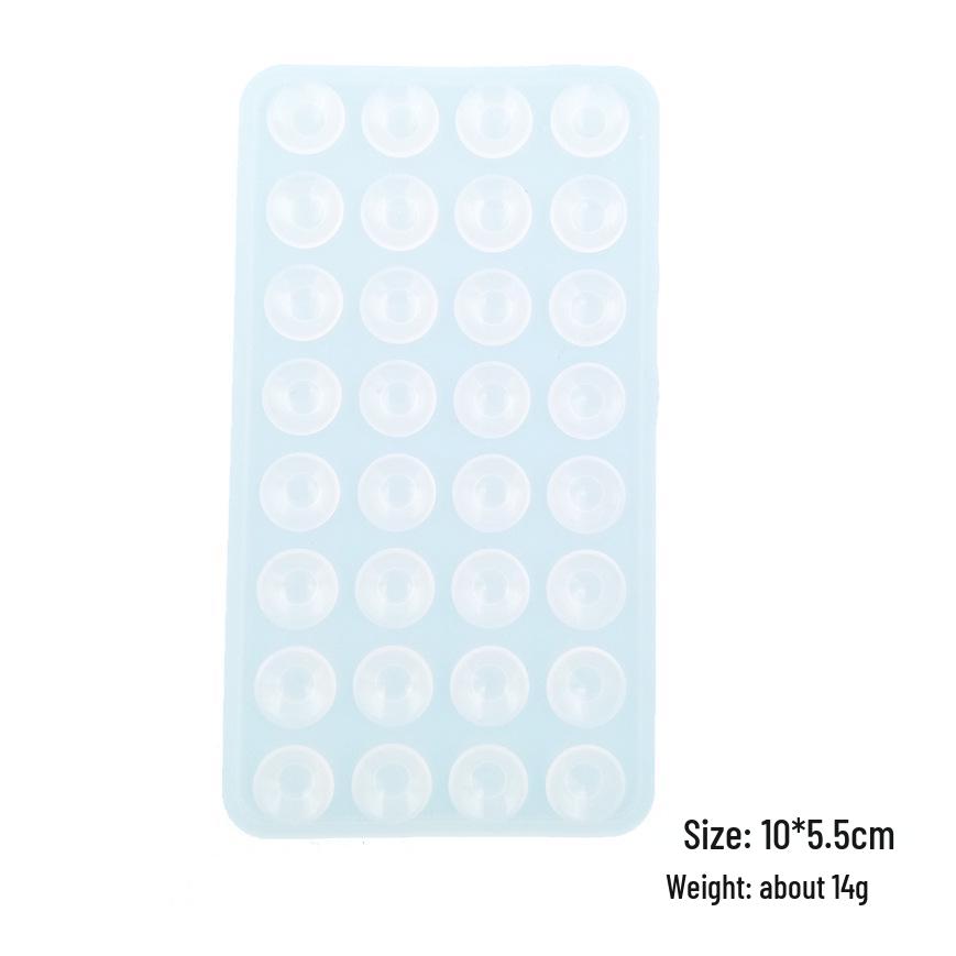 32-Piece Silicone Suction Cup Phone Holder Set - Double-Sided, Universal Fit