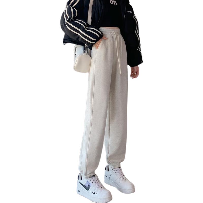 TonLion 2024 Women's Tapered Casual Side-Panel Sweatpants