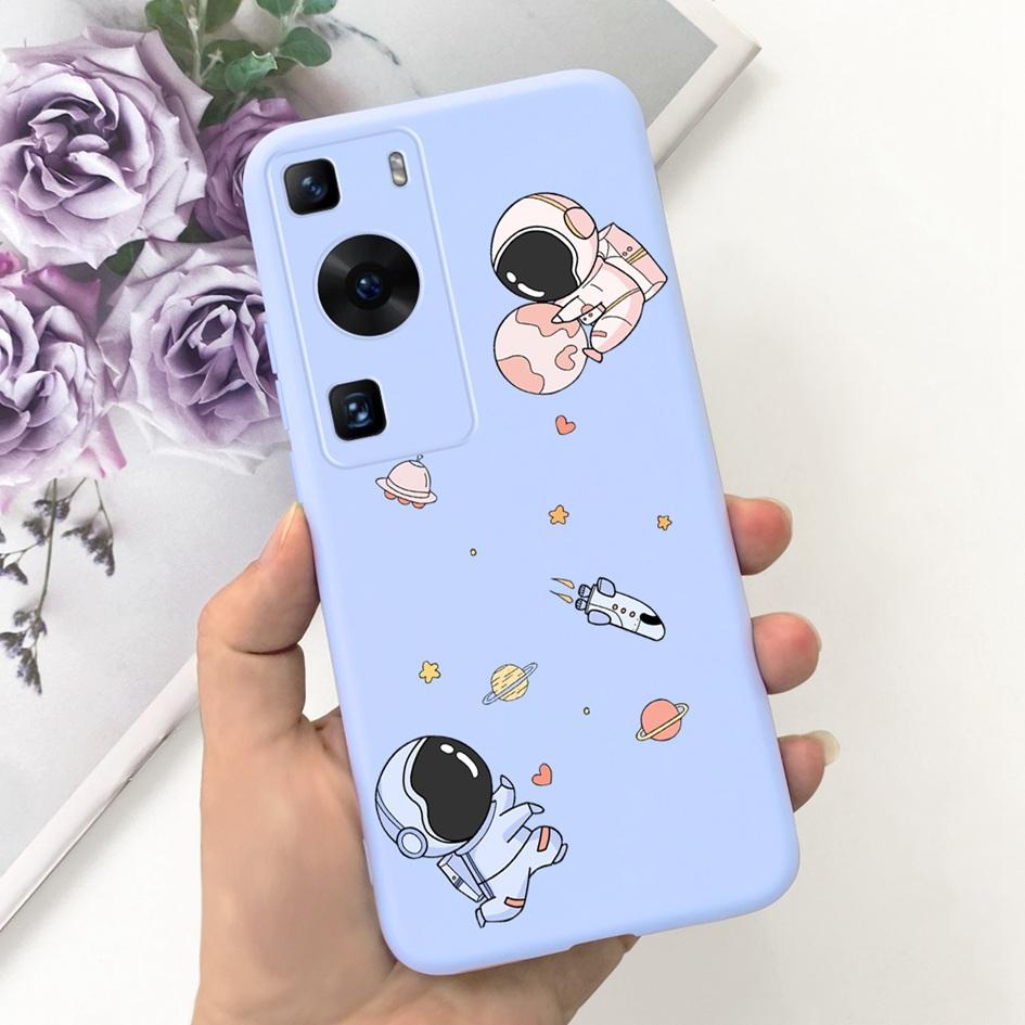 Für Huawei P60 Hülle Für Huawei P60 Pro Cover Mode Blume Weiches Silikon Handyhülle Für Huawei P60 Art Hülle P 60 P60Pro Fundas