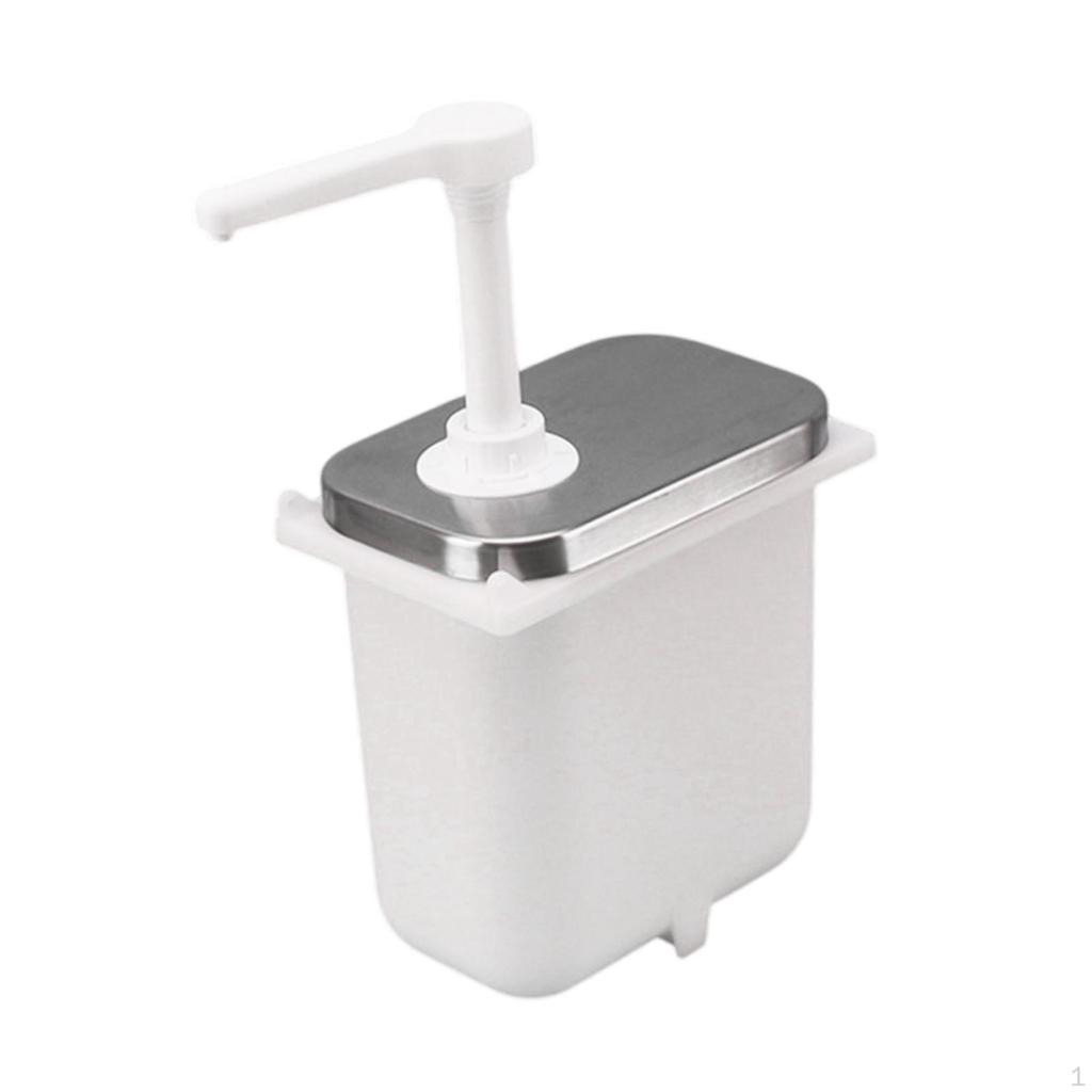 Condiment Pump Bottle for Sauces, Dressings, And Syrups Home Restaurant