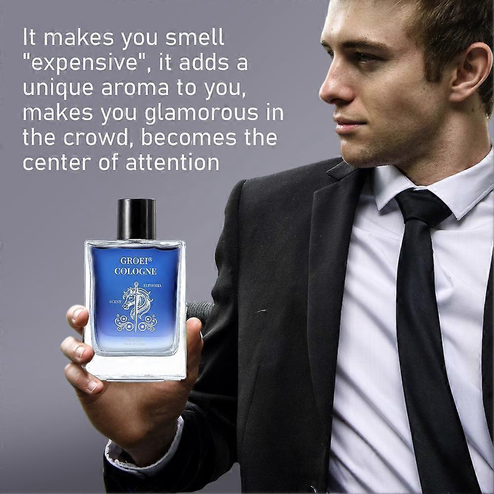 Men Pheromone Cologne Woody Fragrance Long Lasting Luxurious Scent Dating Perfume