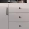 High End Golden Wardrobe Door Handle Modern Drawer Knob Simple Cabinet Handle Fashionable Zinc Alloy Solid Circular Handle
