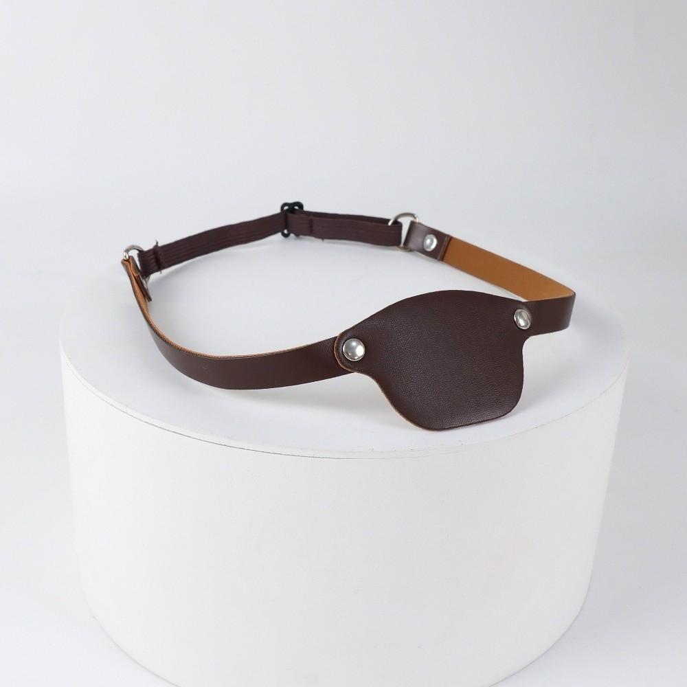 Brass Rivets Pirate Eye Patch Vintage Cosplay Accessory Creative Eye Mask Medieval Costume