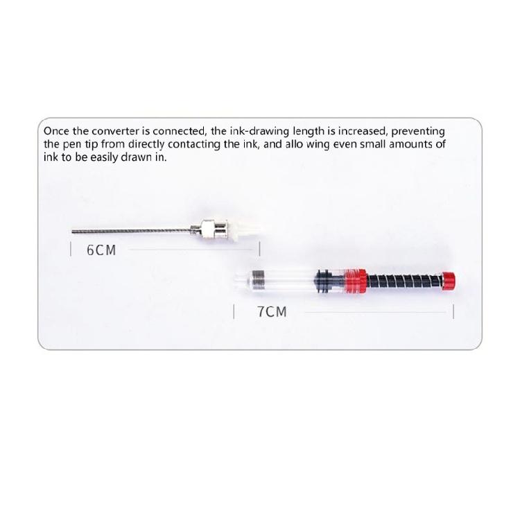 High Performances Ink Converter For 3.4mm Pen Featuring Transparent Design And Improved Ink Flow Control