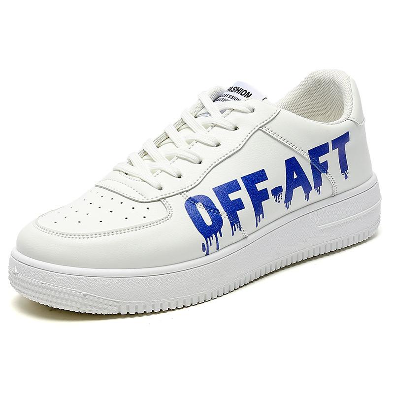 

Air Force One 3D printing breathable little white shoes versatile men s shoes men s leisure sports little white shoes trendy shoes T06 39