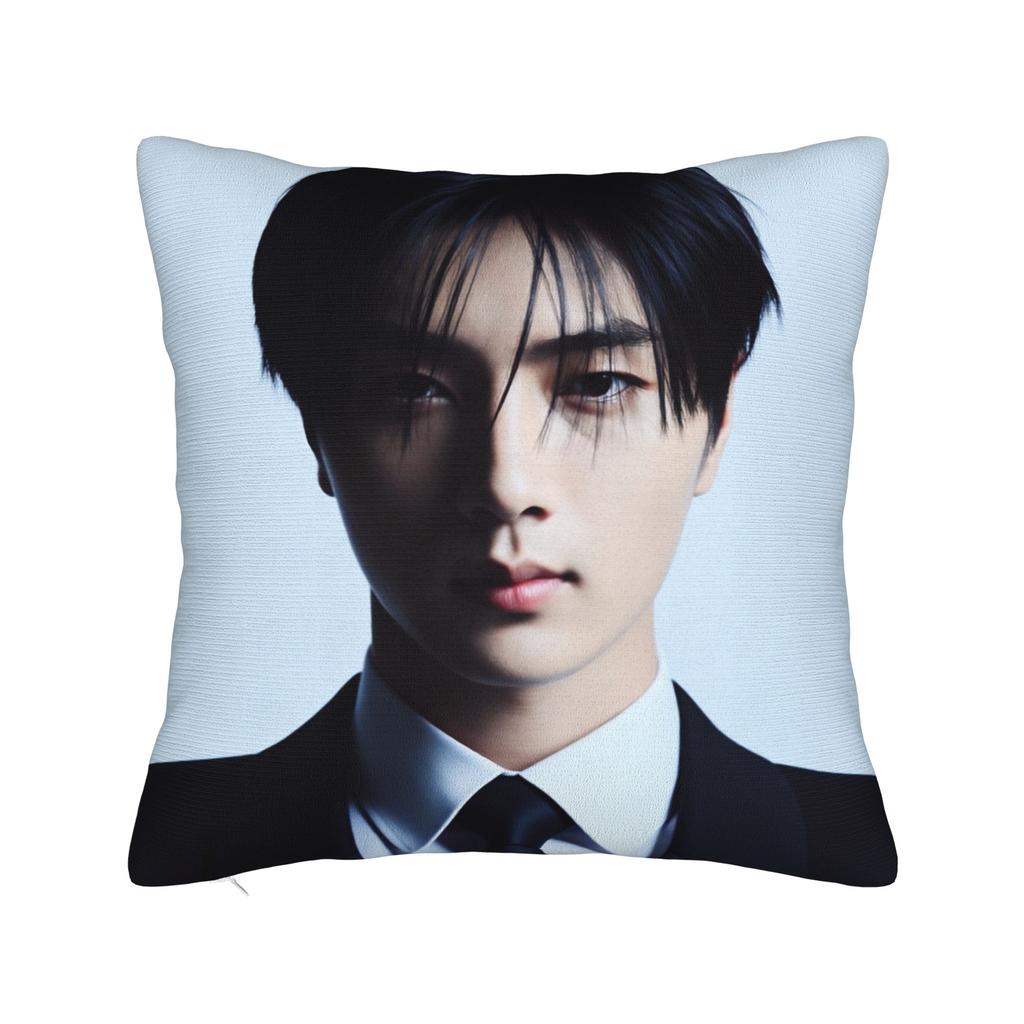 Jay Kpop Style Boy Pillowcases Novelty Pillow Case For Living Room Bed Chair Print Pillow Cover