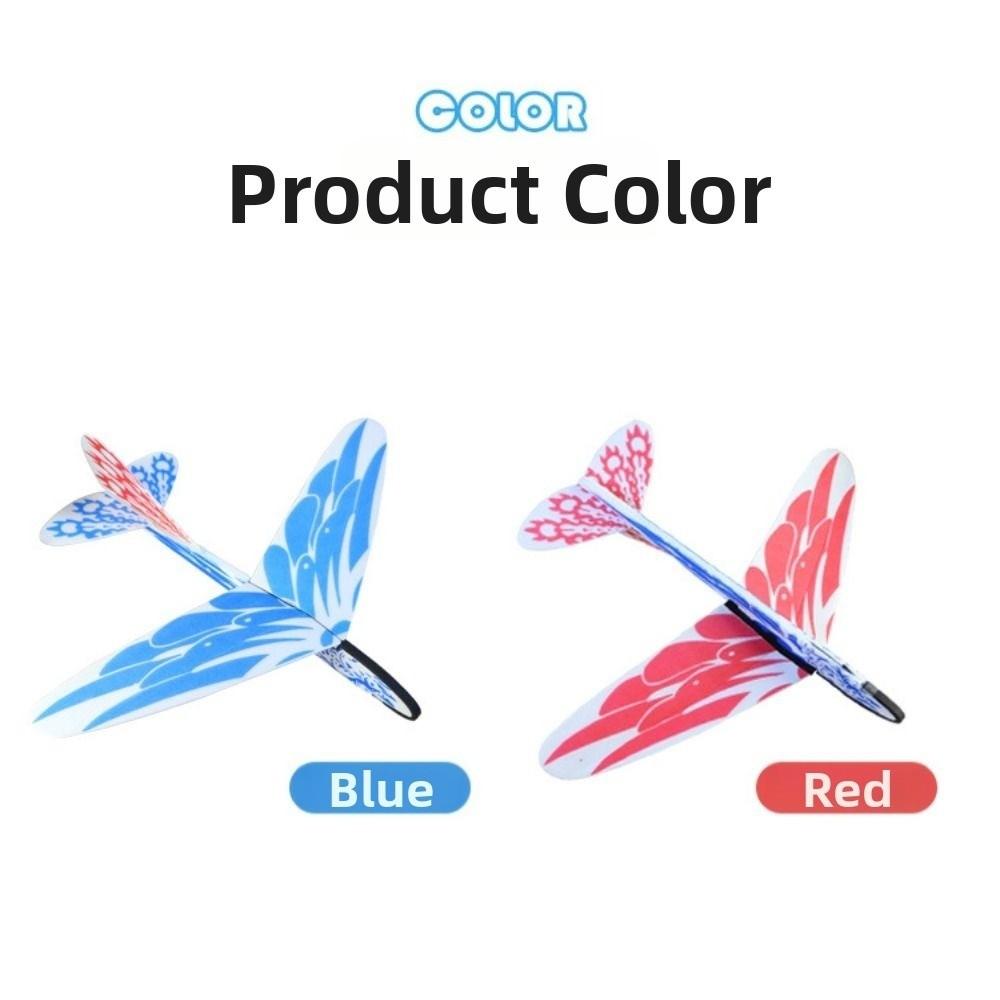 37*46cm Elastic Rubber Band Powered DIY Flying Plane Airplane Glider For Children
