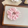 Soft Knitted Collection Autumn Winter Sweet Scrunchie Polka Dot Floral