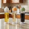 100ML Press Oil Sprayer Plastic Cooking Oil Dispenser Portable Down-Spray Oil Bottle  Salad Making