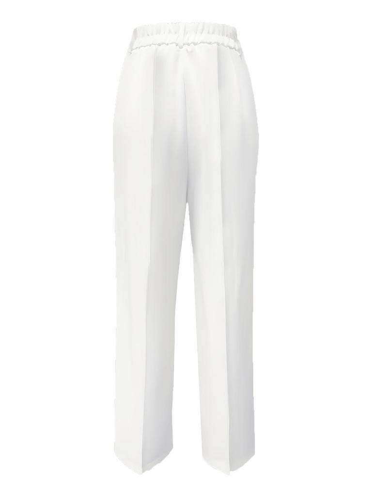 Women's 2026 High-Waisted Drapey Straight Suit Trousers