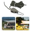 2 Pcs   Camping Tent   Wind Cord Outdoor Tent Rope with Pulley Canopy Quick Setup Camping Rope