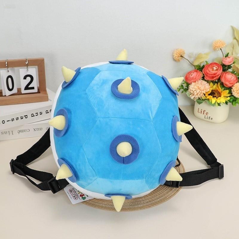 Mario Tortoise Plush Backpack For Kids With Cartoon Animal Design And Pp Cotton Padding