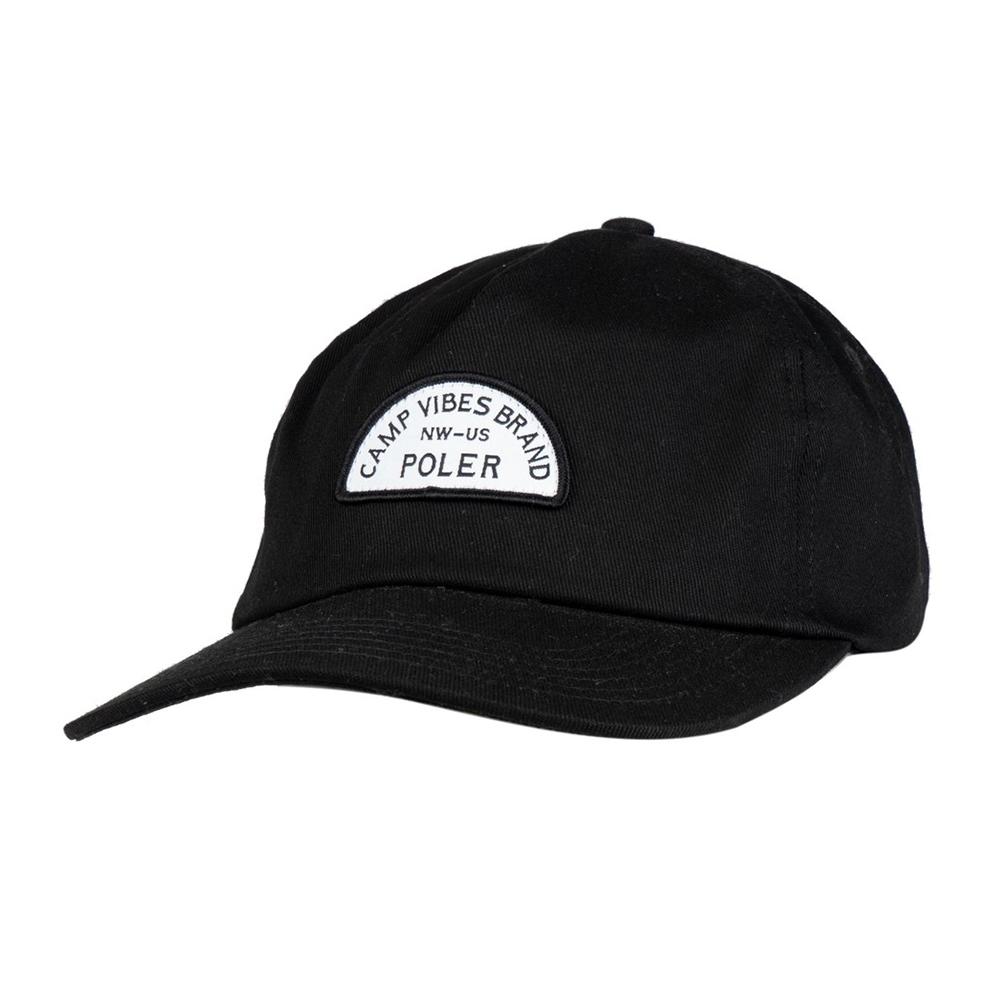 POLERSTUFF Vibes Patch Hat Black