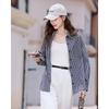 Betu Women's Vintage Plaid Long Sleeve Shirt