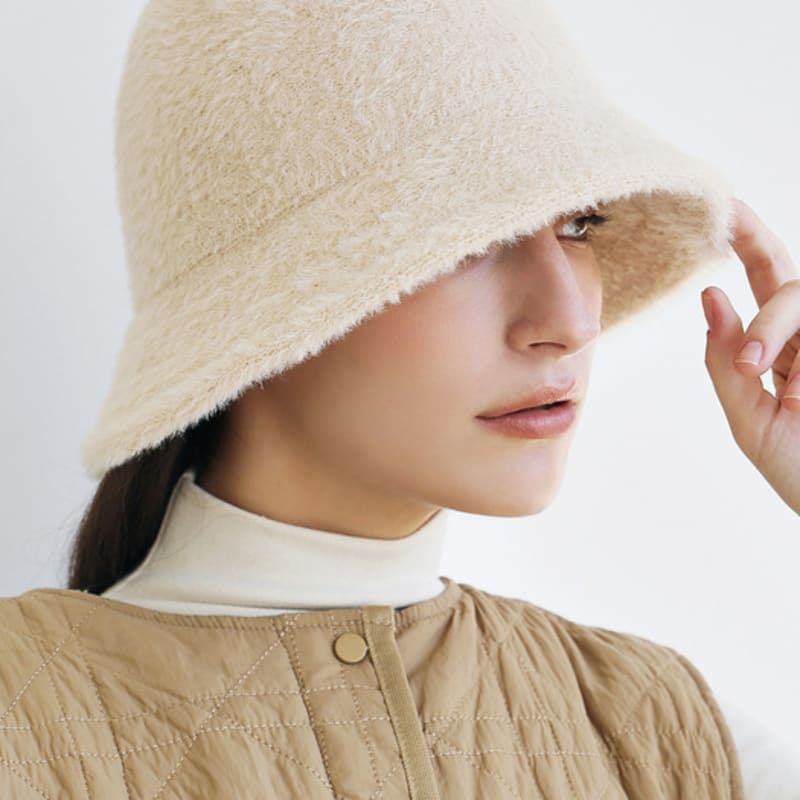 JUARR Mink Knit Bucket Hat_5 Colors_JFFAC409M