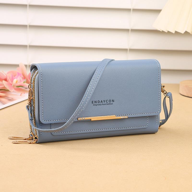 Women Wallets Buckle Zipper Long Wallet Clutch Purse Coin Card Holder
