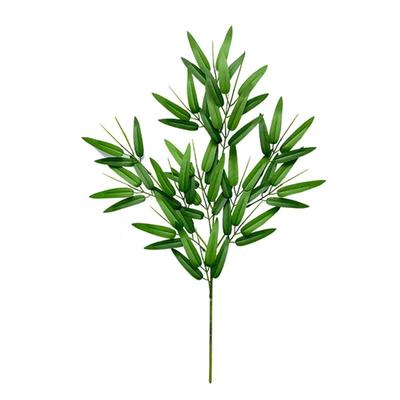 2 Pcs Greenery Stems Artificial Green Leaf Branches for Wedding Arch Bouquet Filler Table Centerpieces Home Decor