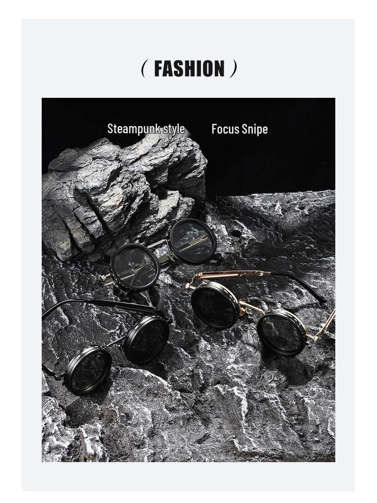 ND9 Adjustable Dimming Polarized Sunglasses: Retro, Anti-UV, Ideal for Fishing & Driving