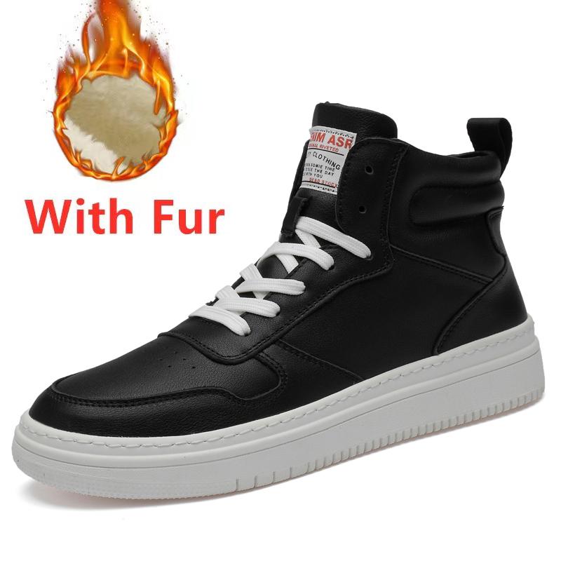 Vysoce kvalitní kotníkové boty s vysokým svrškem Nový trend Pánská vycházková obuv Protiskluzová šněrovací kožená obuv Luxusní značka Pánské teplé turistické boty