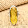 Citrine Gemstone Handmade 925 Sterling Silver Vintage Jewelry For Gift Ring