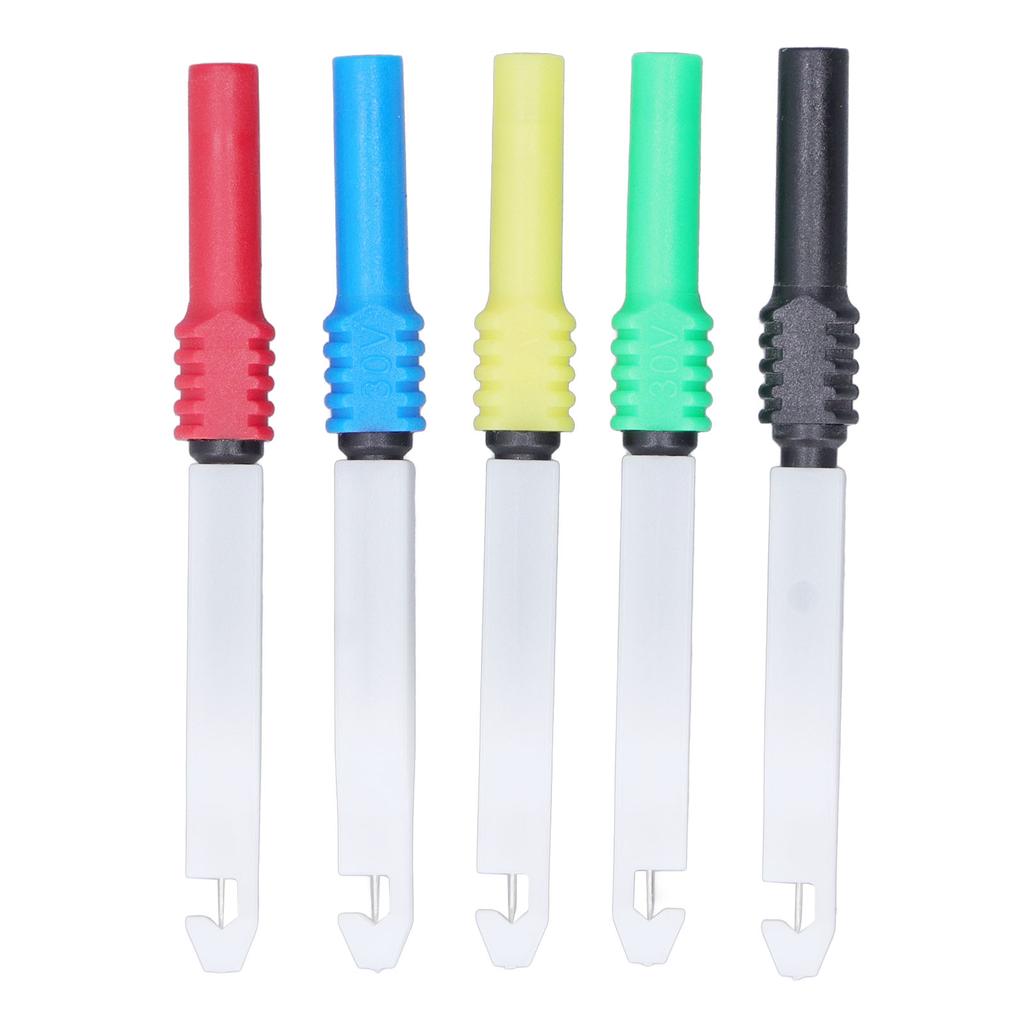 5PCS Set 0.7mm Mini Teststifte Multimeter Messspitzen Drahtdurchstechnadeln mit Hülle J.30009