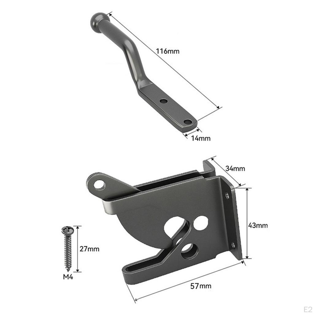 Lock for Wood Doors - Simple Setup