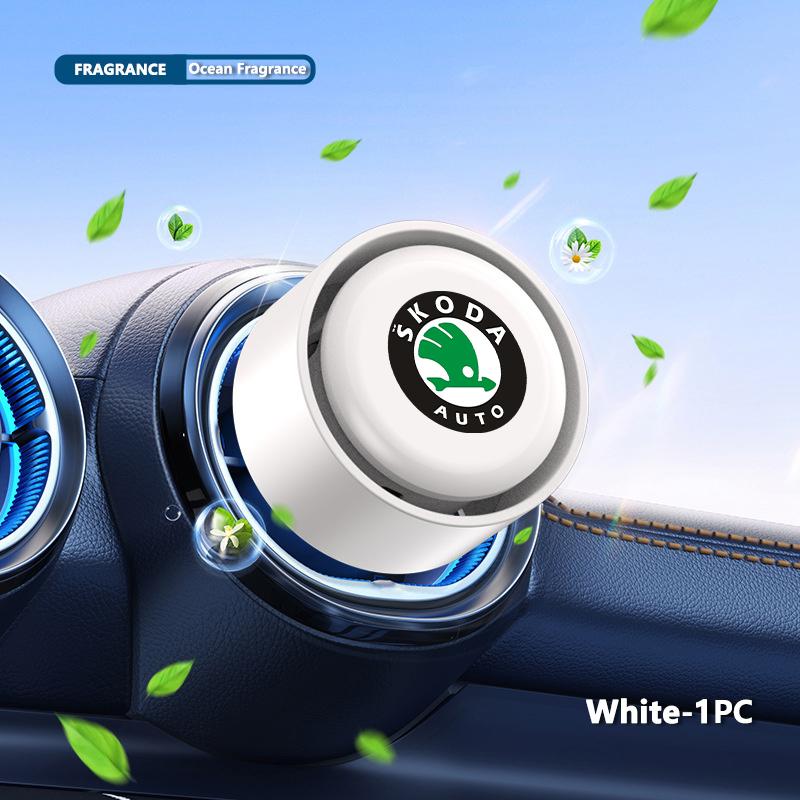 SSOE5 Car Air Freshener Aromatherapy Diffuser Accessories Perfume Decorative For Skoda octavia a5 a4 mk1 2 fabia superb rapid mk3 yeti