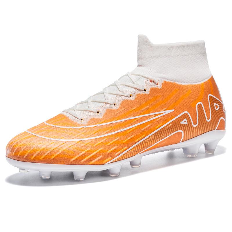

Football shoes men s high-top long broken nails student children boys training football shoes one piece 2025 45