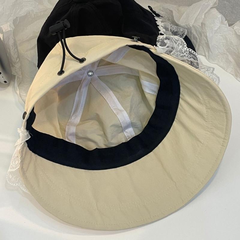 Handmade Bucket Hat Elegant Decorated Cloches Style for Women Party Simple Hat Cloche Lady Bucket Hat