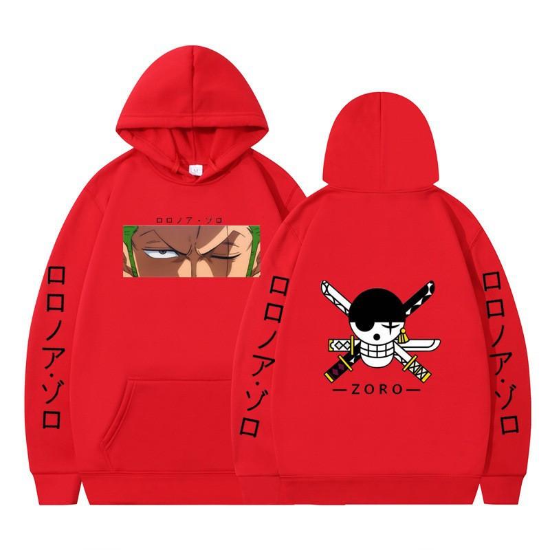 2026 Animation ONE PIECE Sauron Printed Loose Hoodie Autumn Men's and Women's Fleece Hooded Sweater New