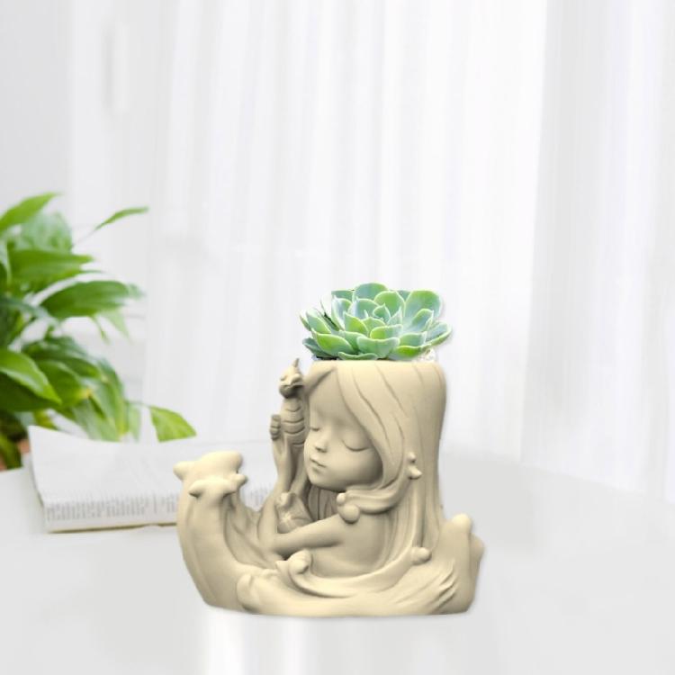 Succulent Planter Silicone Mold Flower Pot Concrete Mold Cement Gypsum Mold DIY Flower Vase Epoxy Resin Casting Mold